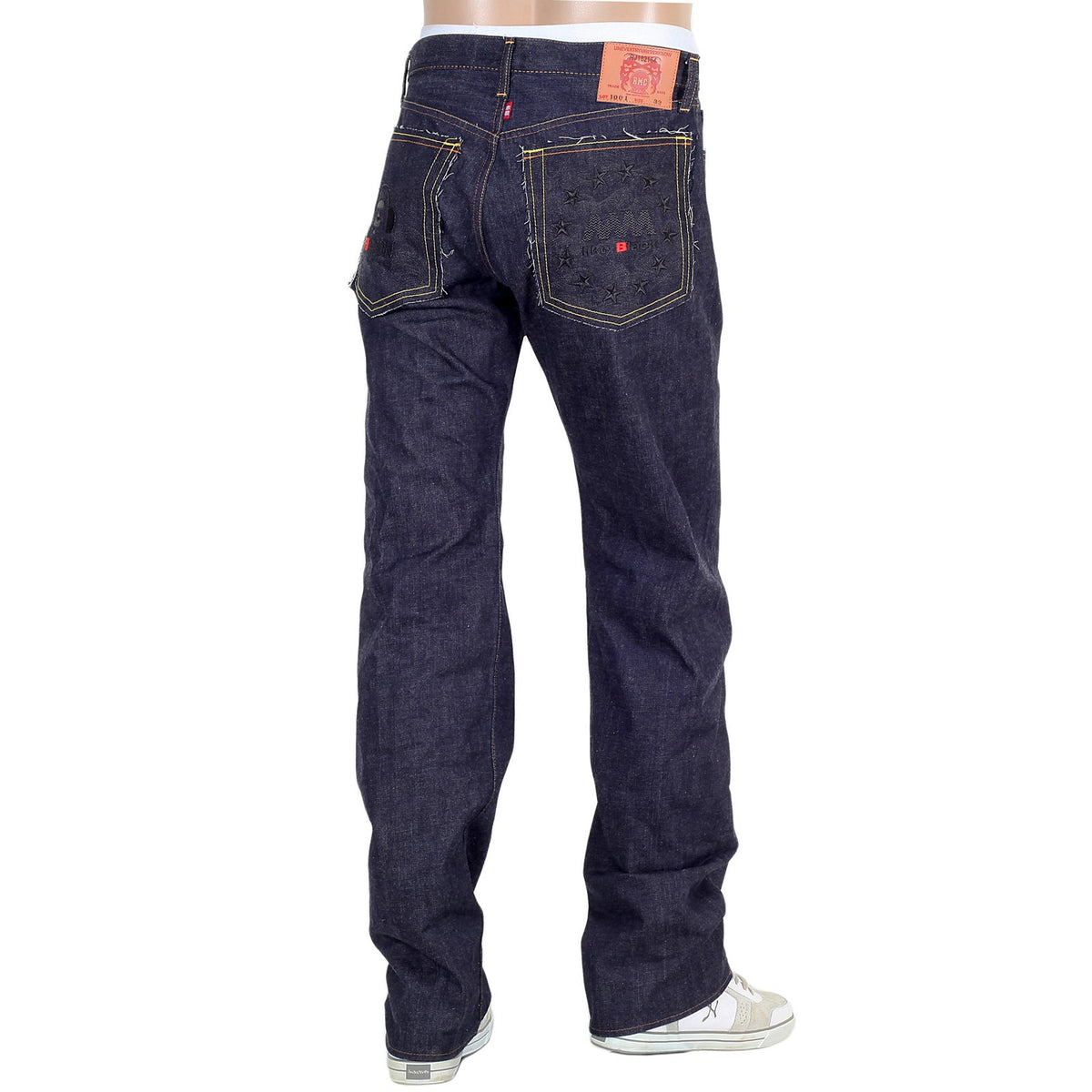RMC MARTIN KSOHOH 4A FM UNION SLIM CUT INDIGO 1001 RAW SELVEDGE MENS DENIM JEANS RMC1937