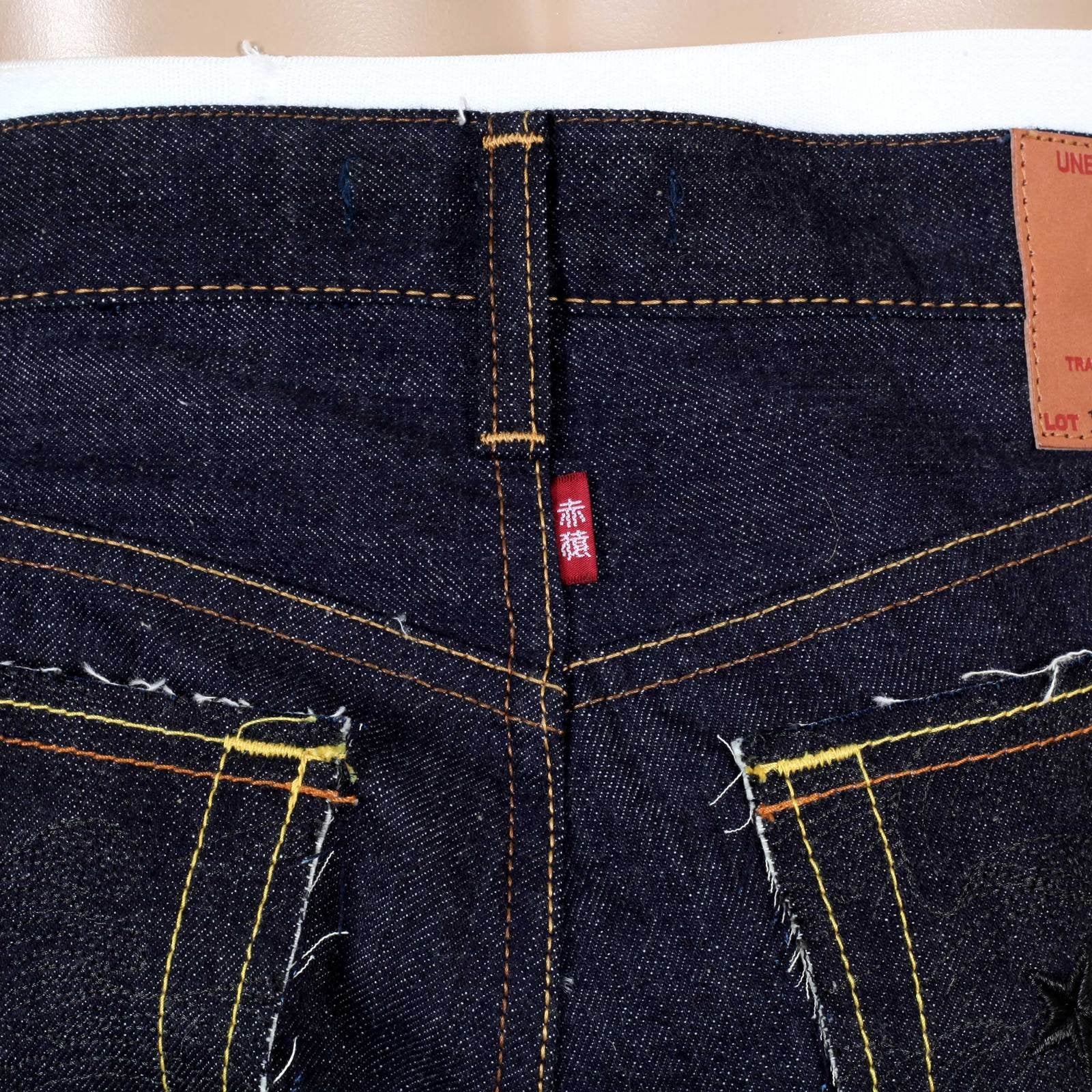 RMC MARTIN KSOHOH 4A FM UNION SLIM CUT INDIGO 1001 RAW SELVEDGE MENS DENIM JEANS RMC1937