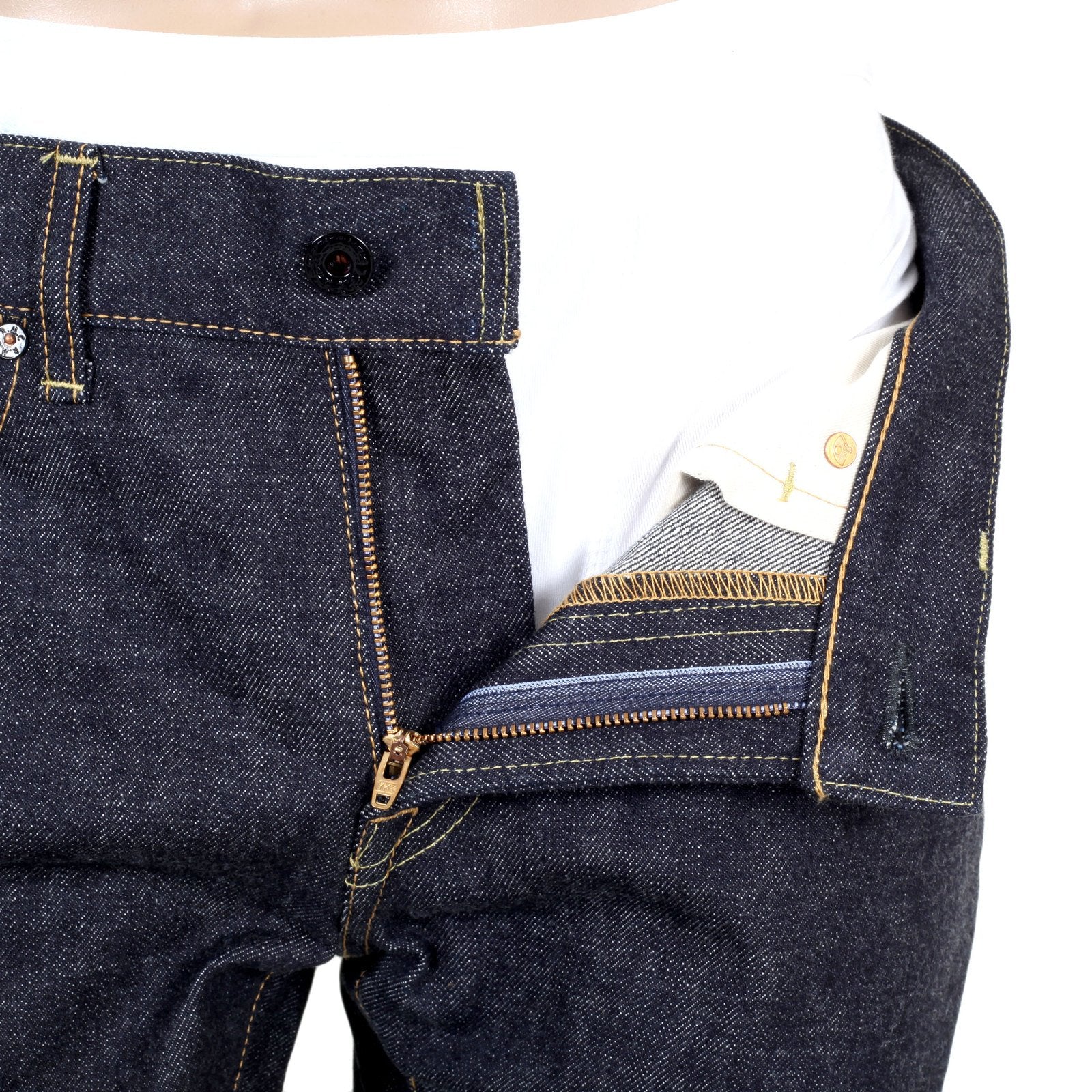 RMC MARTIN KSOHOH RQP14009 ORIGINAL 1111 JAPANESE MAKE SELVEDGE DENIM JEANS REDM4414