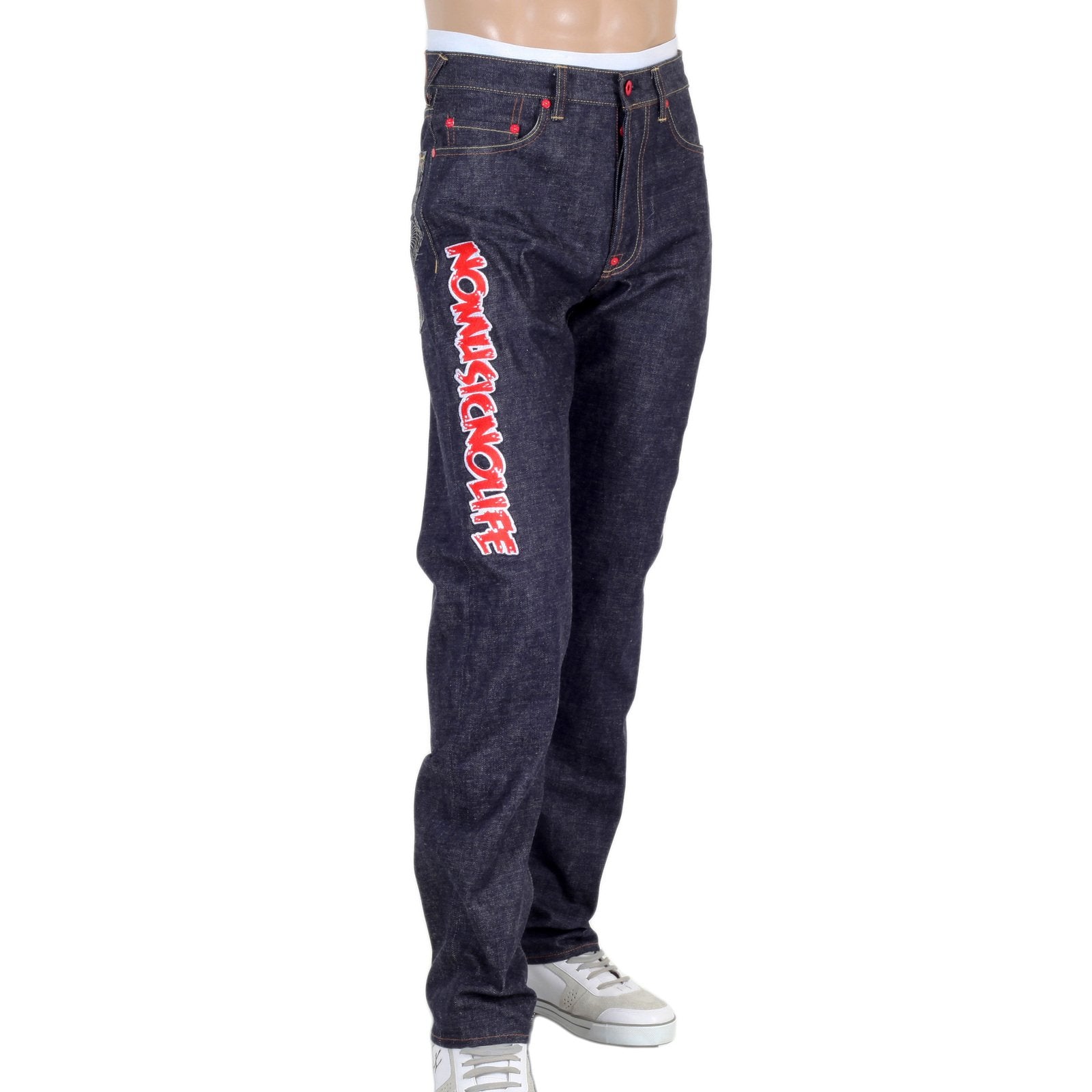 RMC MARTIN KSOHOH 1001 SLIM CUT RQP14038 MENS RAW INDIGO SELVEDGE DENIM JEANS RMC4144