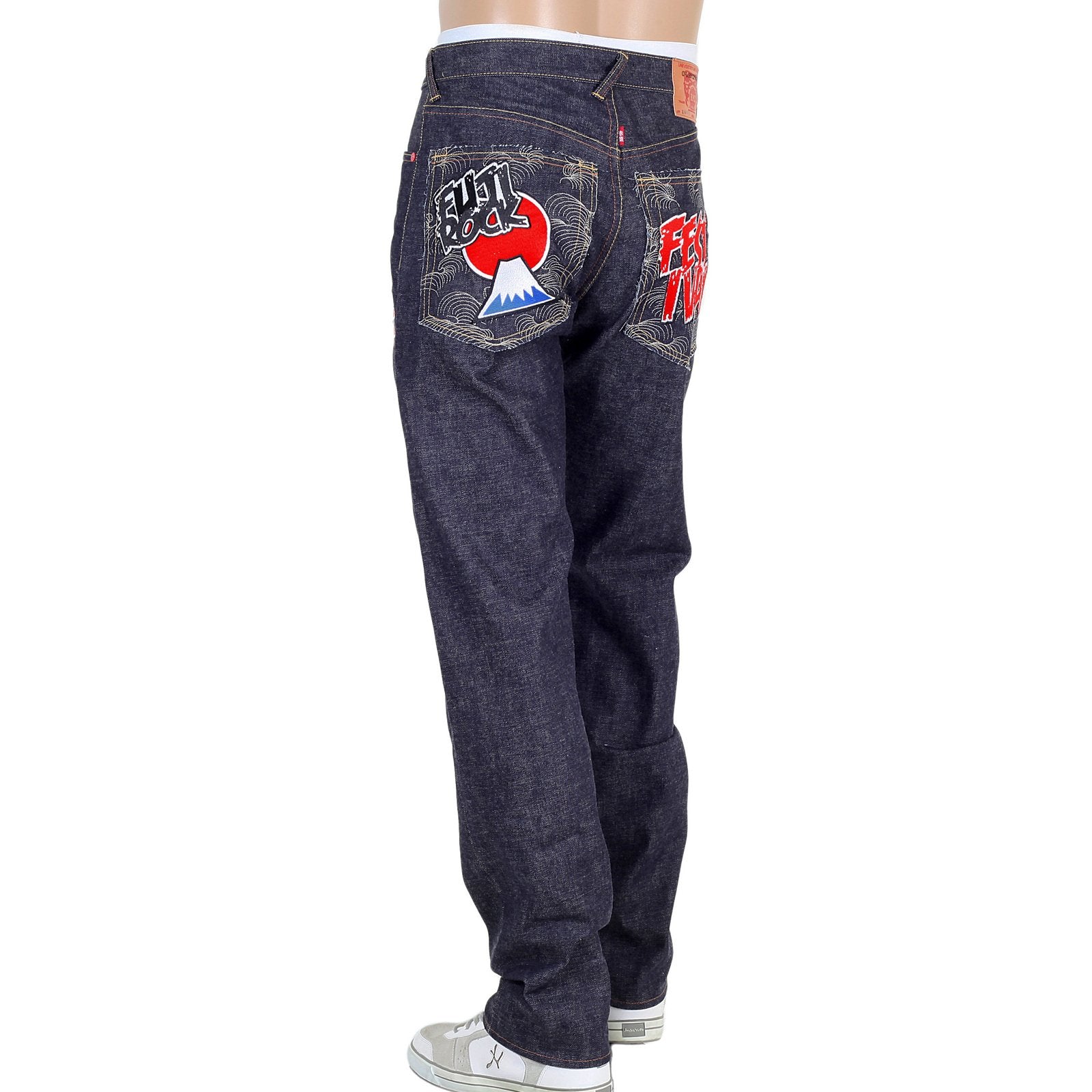 RMC MARTIN KSOHOH 1001 SLIM CUT RQP14038 MENS RAW INDIGO SELVEDGE DENIM JEANS RMC4144