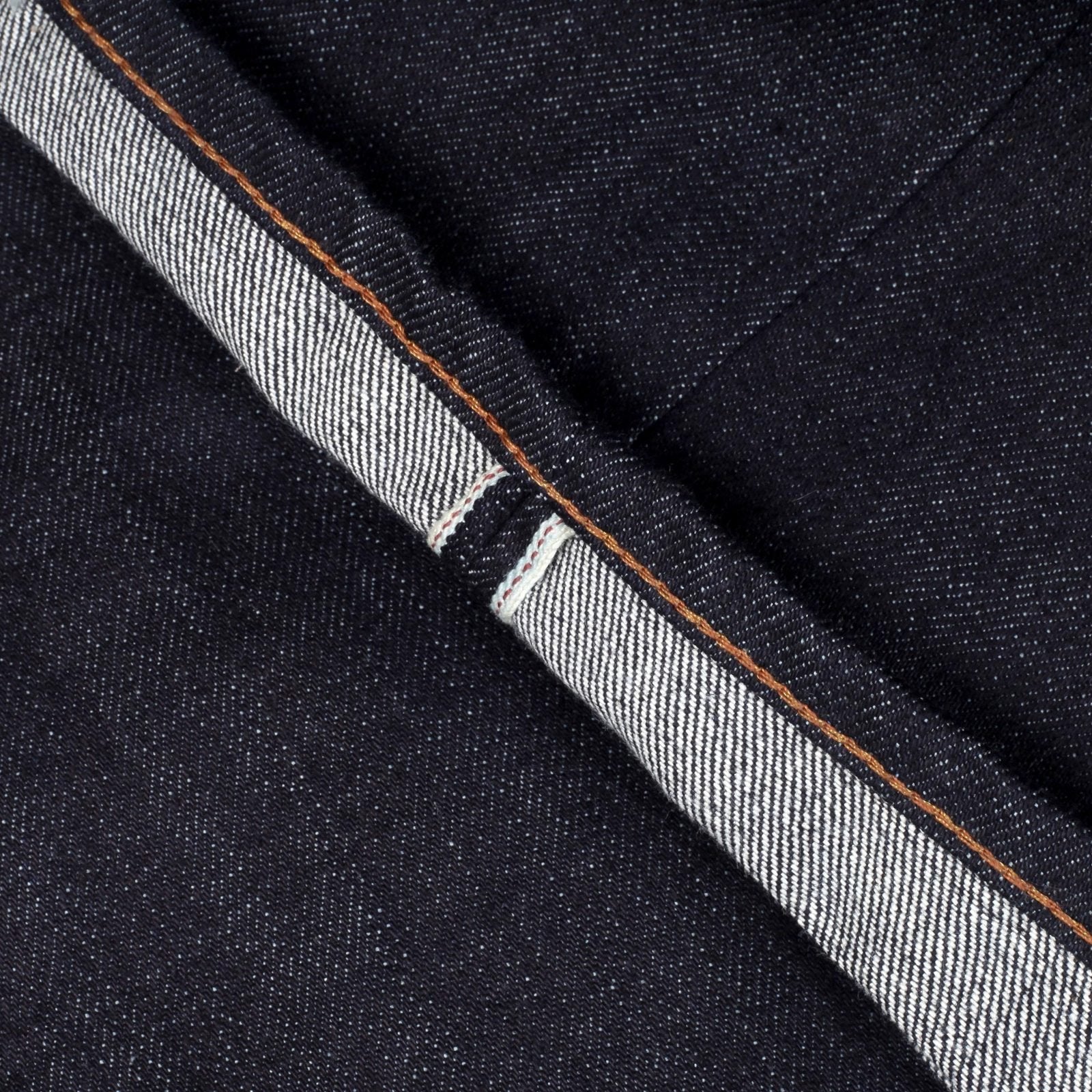 RMC INDIGO SLIM FIT MODEL 1011 JAPANESE ORJ MACHINE RAW SELVEDGE DENIM JEANS REDM4461