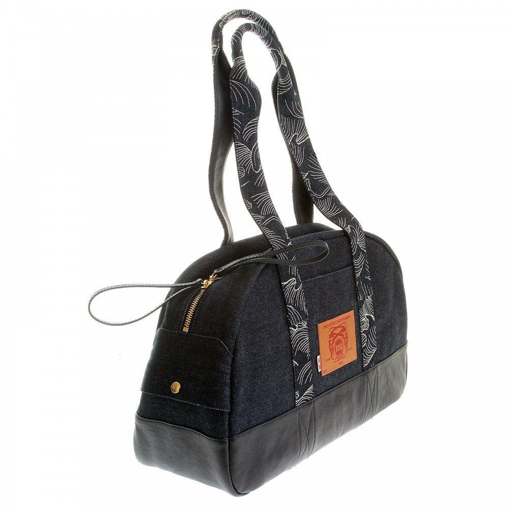RMC JEANS UNISEX DENIM WITH LEATHER HAND HELD BAG REDM5529