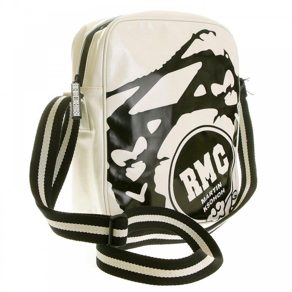 RMC JEANS MENS UNISEX IVORY PVC COATED WATERPROOF ZIPPED CANVAS DESPATCH BAG REDM5567