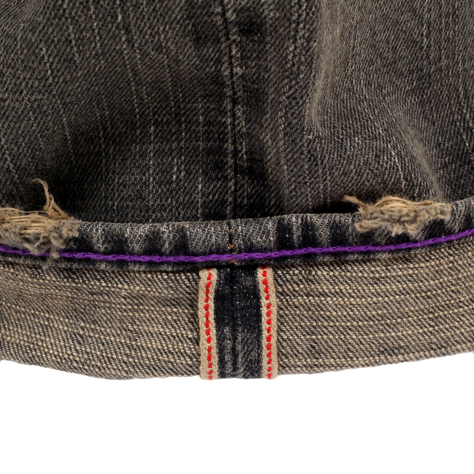 YOROPIKO SKULL EMBROIDERED ROCK WASHED SELVEDGE DENIM JEANS BY MYM FOR MEN YORO0686