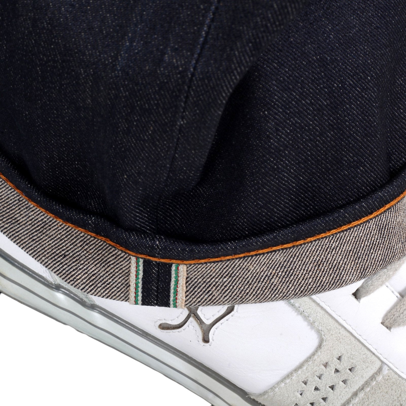 RMC MARTIN KSOHOH INDIGO RAW SELVEDGE JEANS WITH EXCLUSIVE DAINITI NYORAI YEAR OF THE MONKEY EMBROIDERY REDM3099