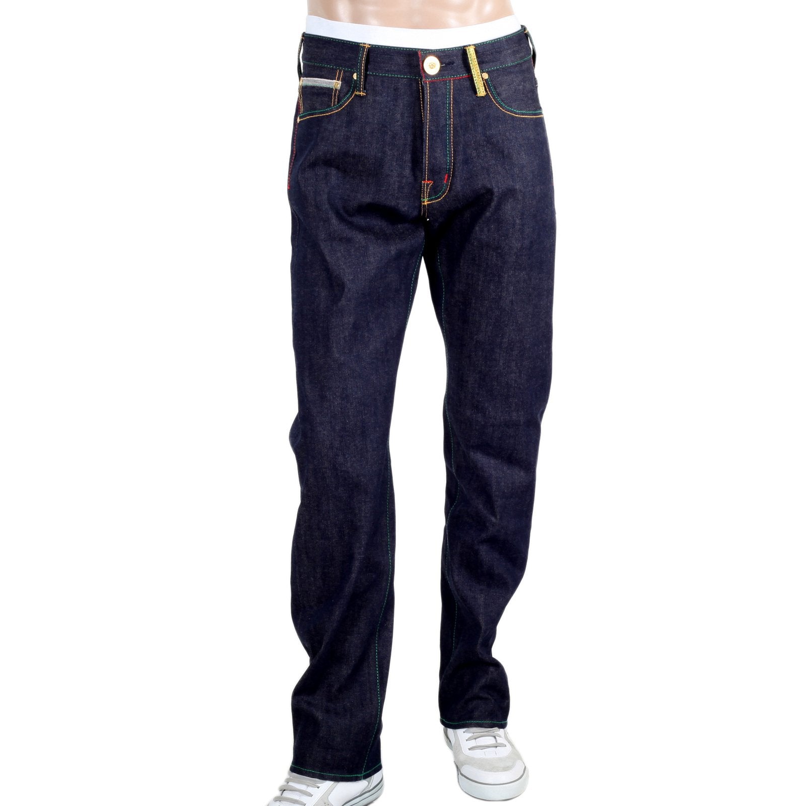 YOROPIKO EXCLUSIVE VINTAGE CUT JAY Z LIMITED EDITION RAW SELVEDGE DENIM JEANS BY MARTIN YAT MING YORO9090