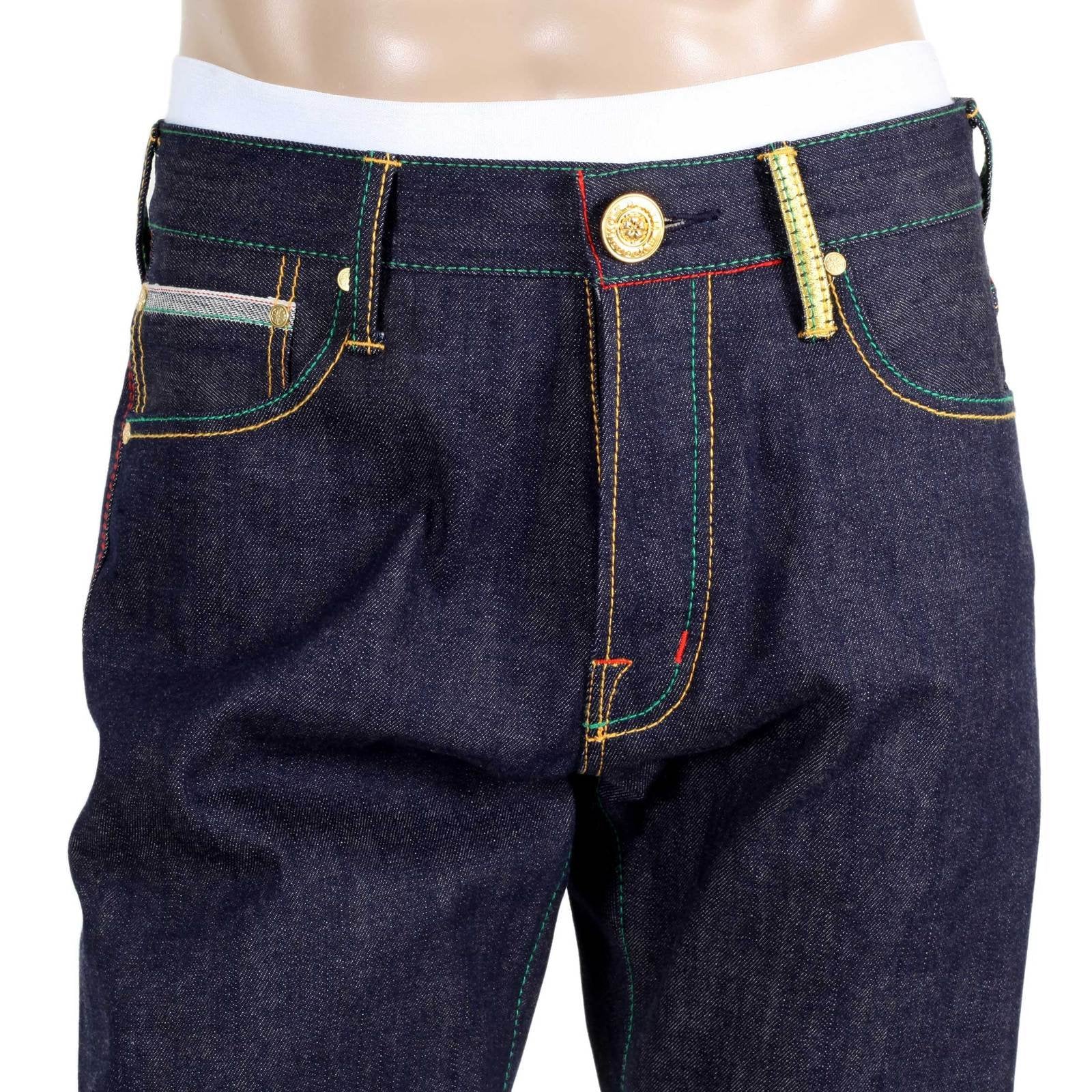 YOROPIKO EXCLUSIVE VINTAGE CUT JAY Z LIMITED EDITION RAW SELVEDGE DENIM JEANS BY MARTIN YAT MING YORO9090