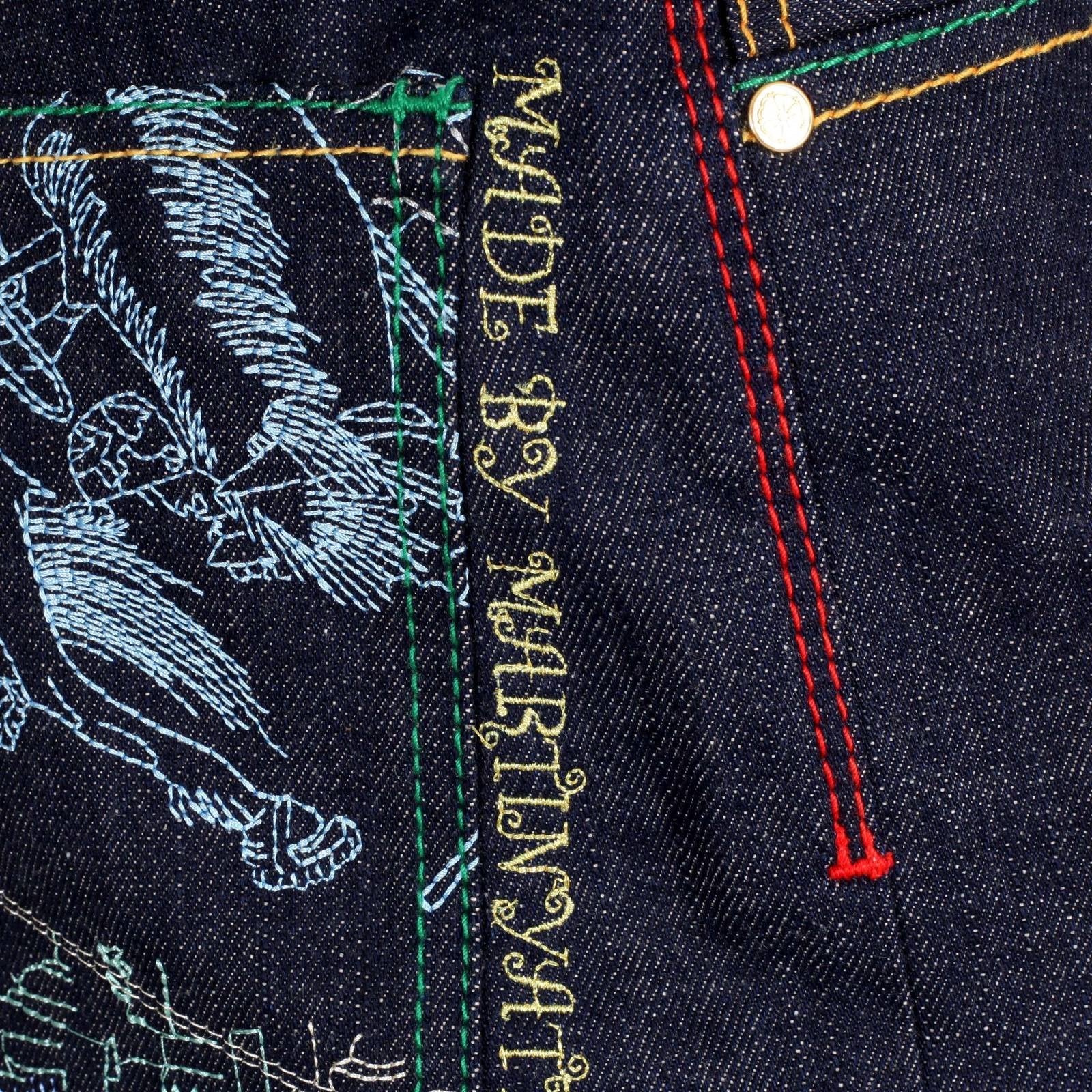 YOROPIKO EXCLUSIVE VINTAGE CUT JAY Z LIMITED EDITION RAW SELVEDGE DENIM JEANS BY MARTIN YAT MING YORO9090