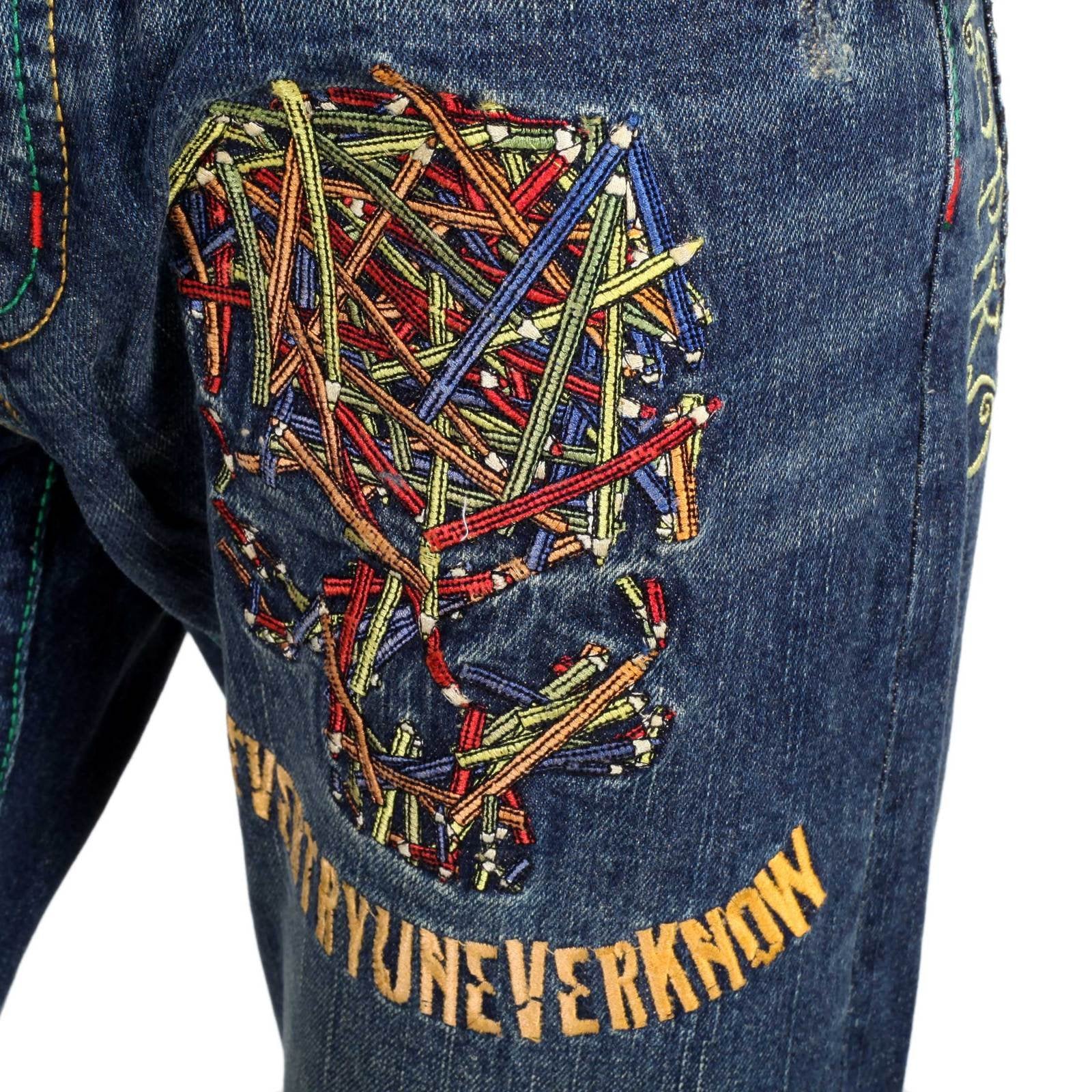 YOROPIKO LIMITED EDITION VINTAGE CUT EXCLUSIVE SELVEDGE WASHED PENCIL SKULL DENIM JEANS YORO9172