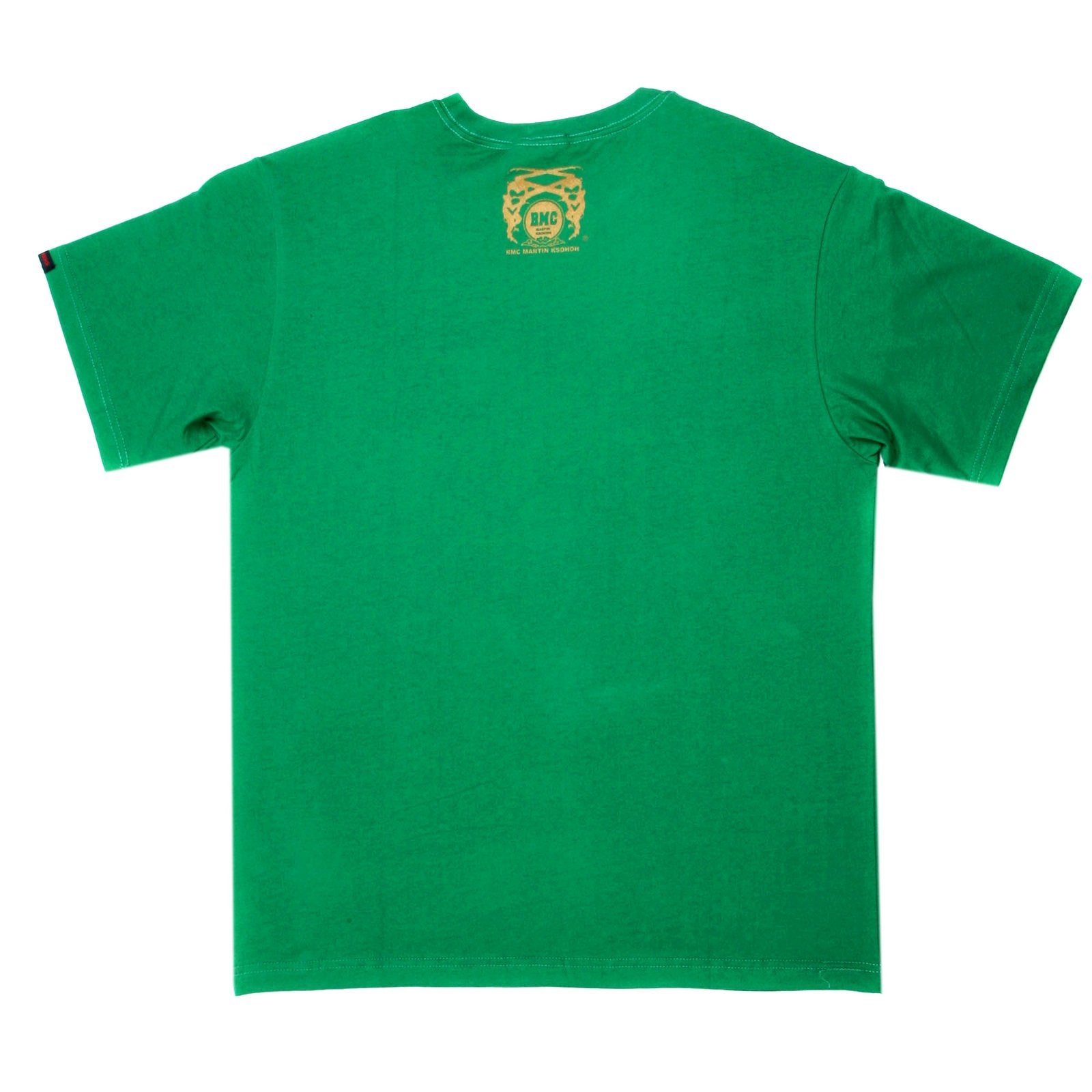 RMC JEANS RED STAR PRINTED REGULAR FIT SHORT SLEEVE CREW NECK GREEN T-SHIRT REDM0039