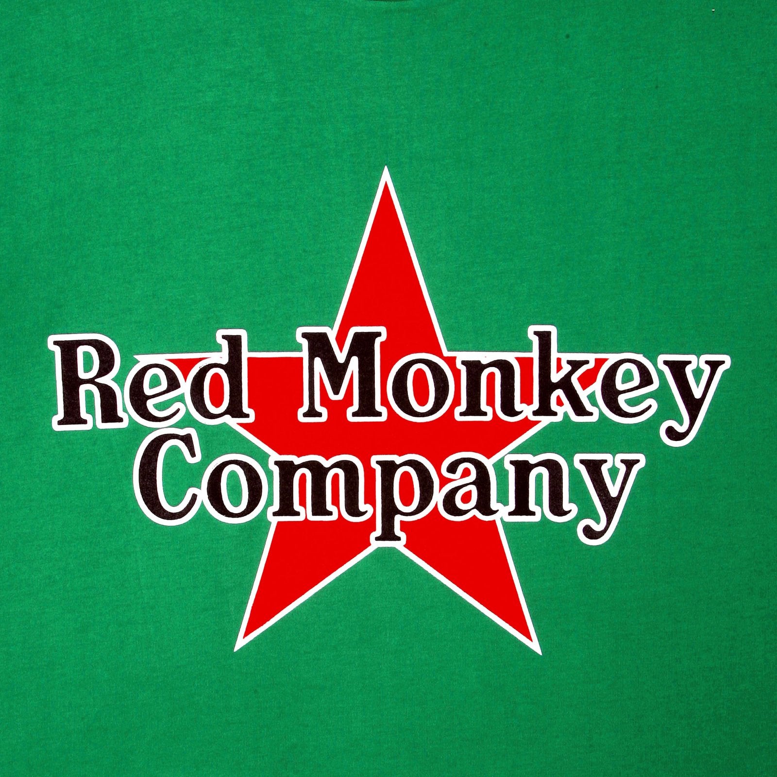 RMC JEANS RED STAR PRINTED REGULAR FIT SHORT SLEEVE CREW NECK GREEN T-SHIRT REDM0039