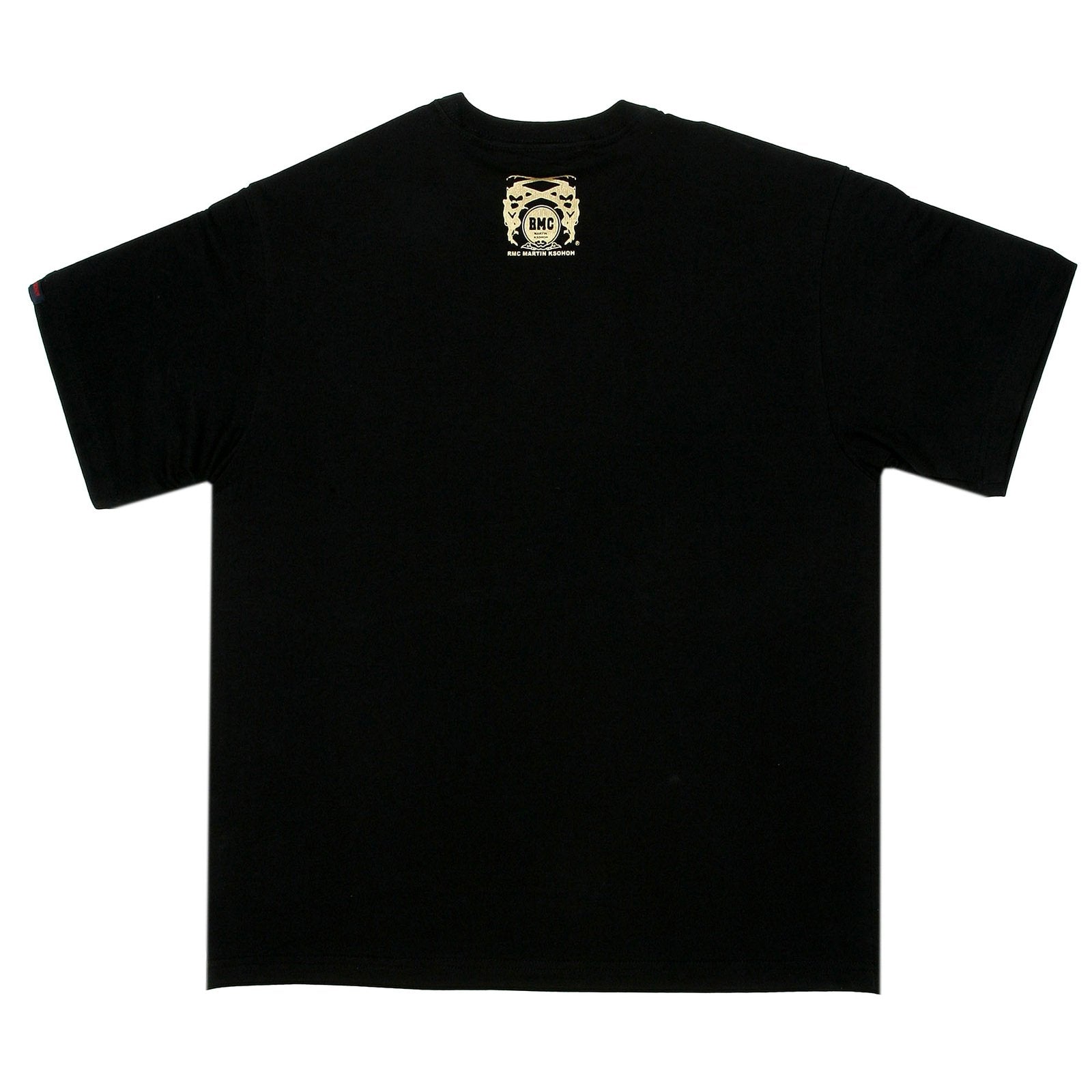 RMC JEANS LIMITED EDITION RMC MKH PRINTED REGULAR FIT CREW NECK BLACK T-SHIRT REDM0043