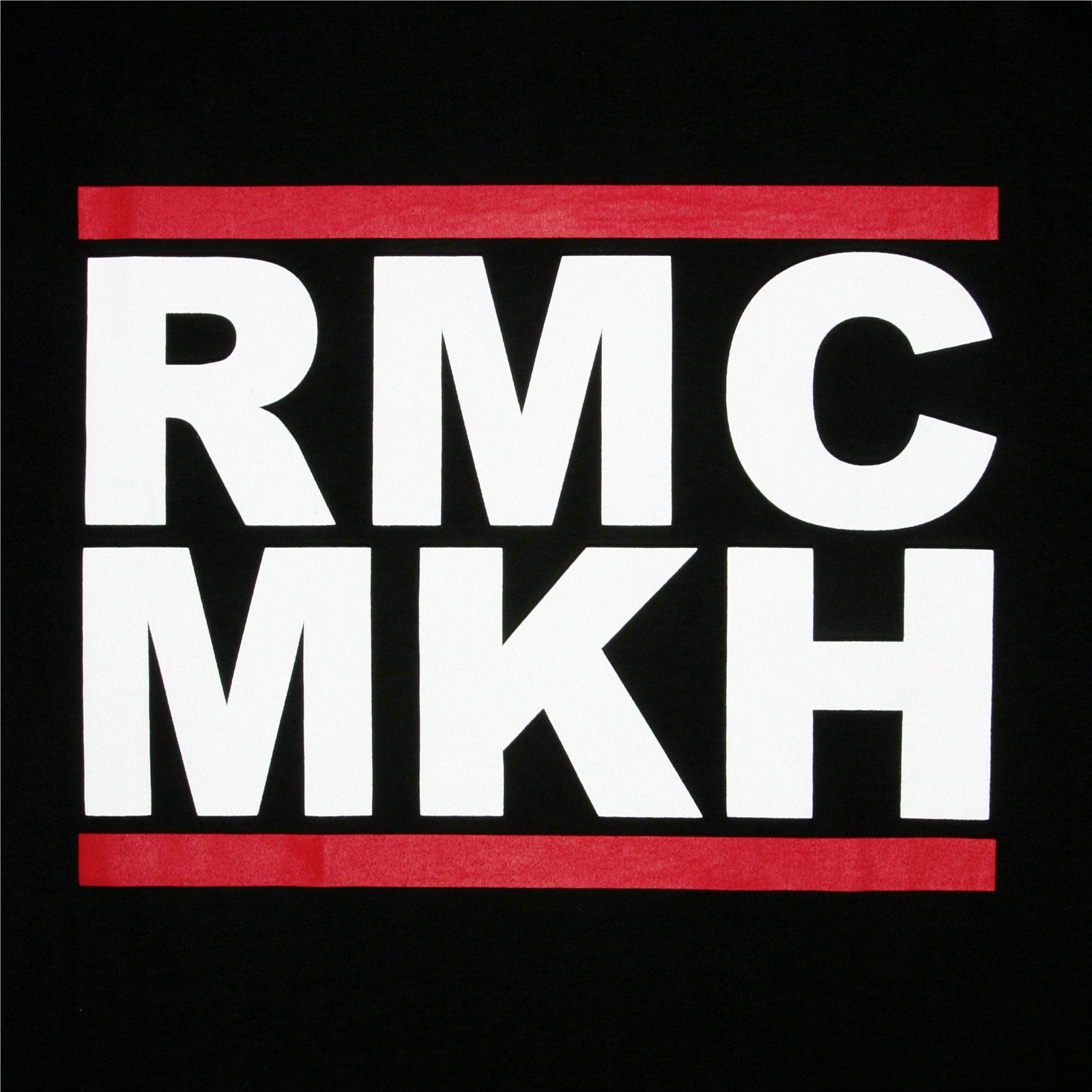 RMC JEANS LIMITED EDITION RMC MKH PRINTED REGULAR FIT CREW NECK BLACK T-SHIRT REDM0043