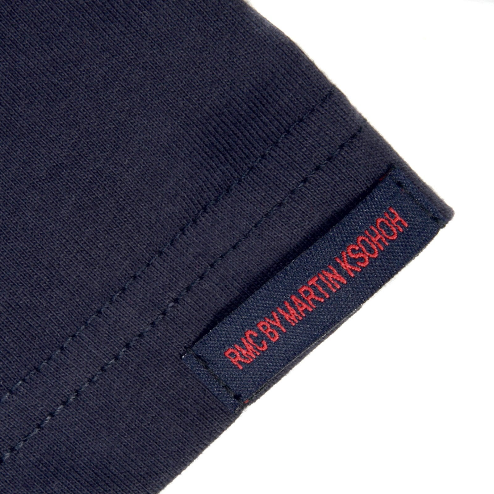 RMC JEANS BRAND MONKEY PRINTED REGULAR FIT SHORT SLEEVE CREWNECK NAVY BLUE T-SHIRT FOR MEN REDM3497