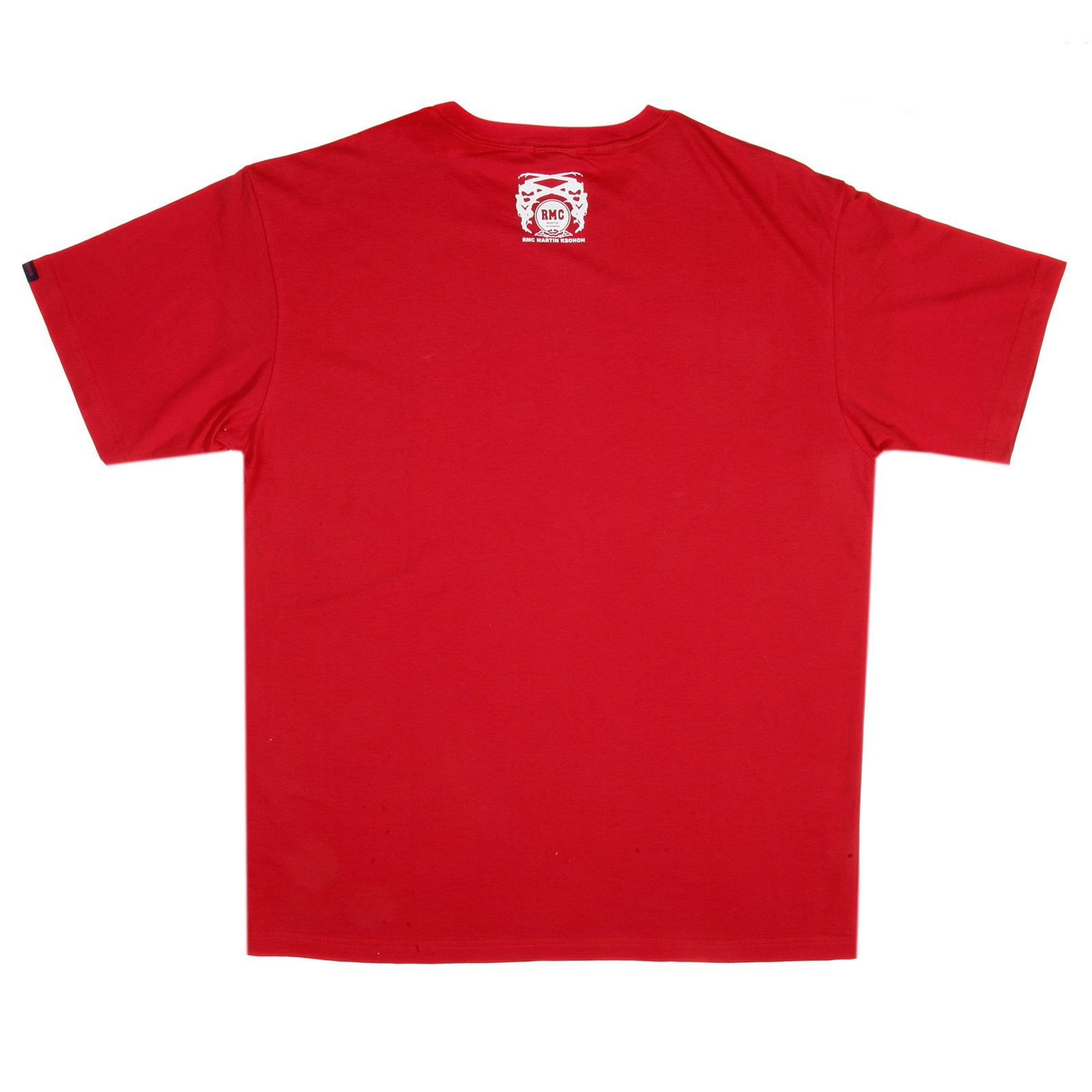 RMC JEANS RMC SCHOOL PRINTED REGULAR FIT SHORT SLEEVE CREWNECK RED T-SHIRT FOR MEN REDM3502