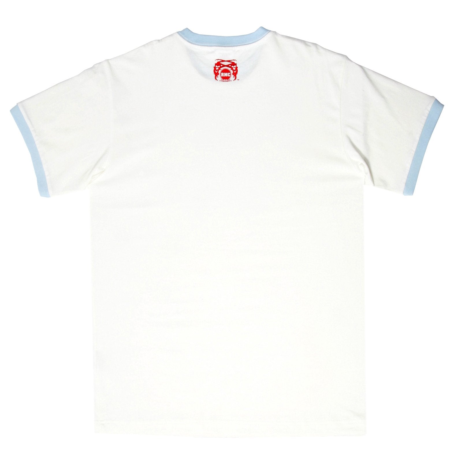 RMC JEANS SUPERMC PRINTED REGULAR FIT CREWNECK SHORT SLEEVED WHITE T SHIRT REDM6325