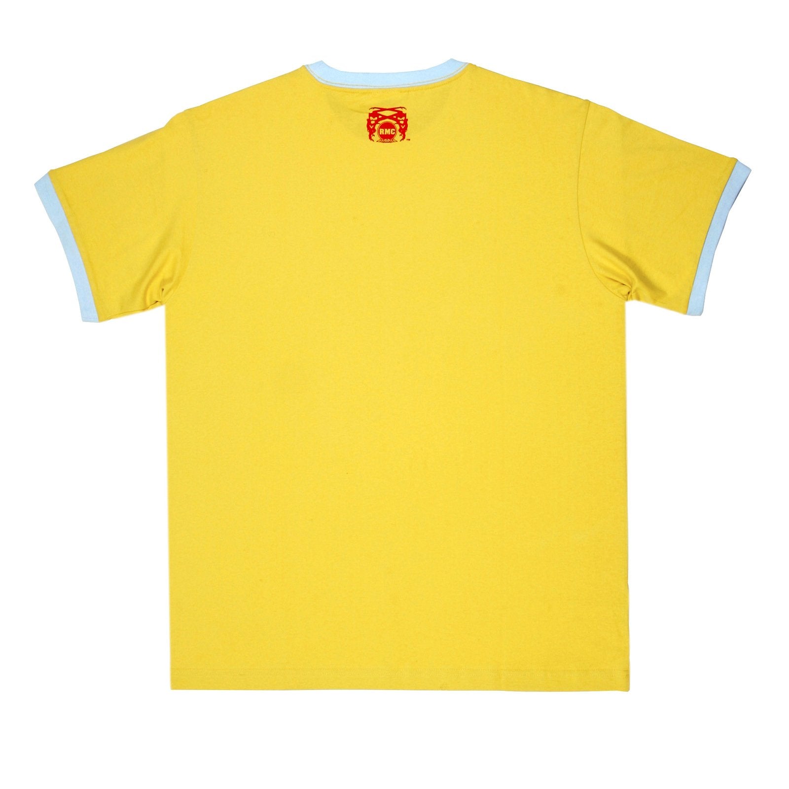 RMC JEANS SUPERMC PRINTED REGULAR FIT CREWNECK SHORT SLEEVED YELLOW T SHIRT REDM6347