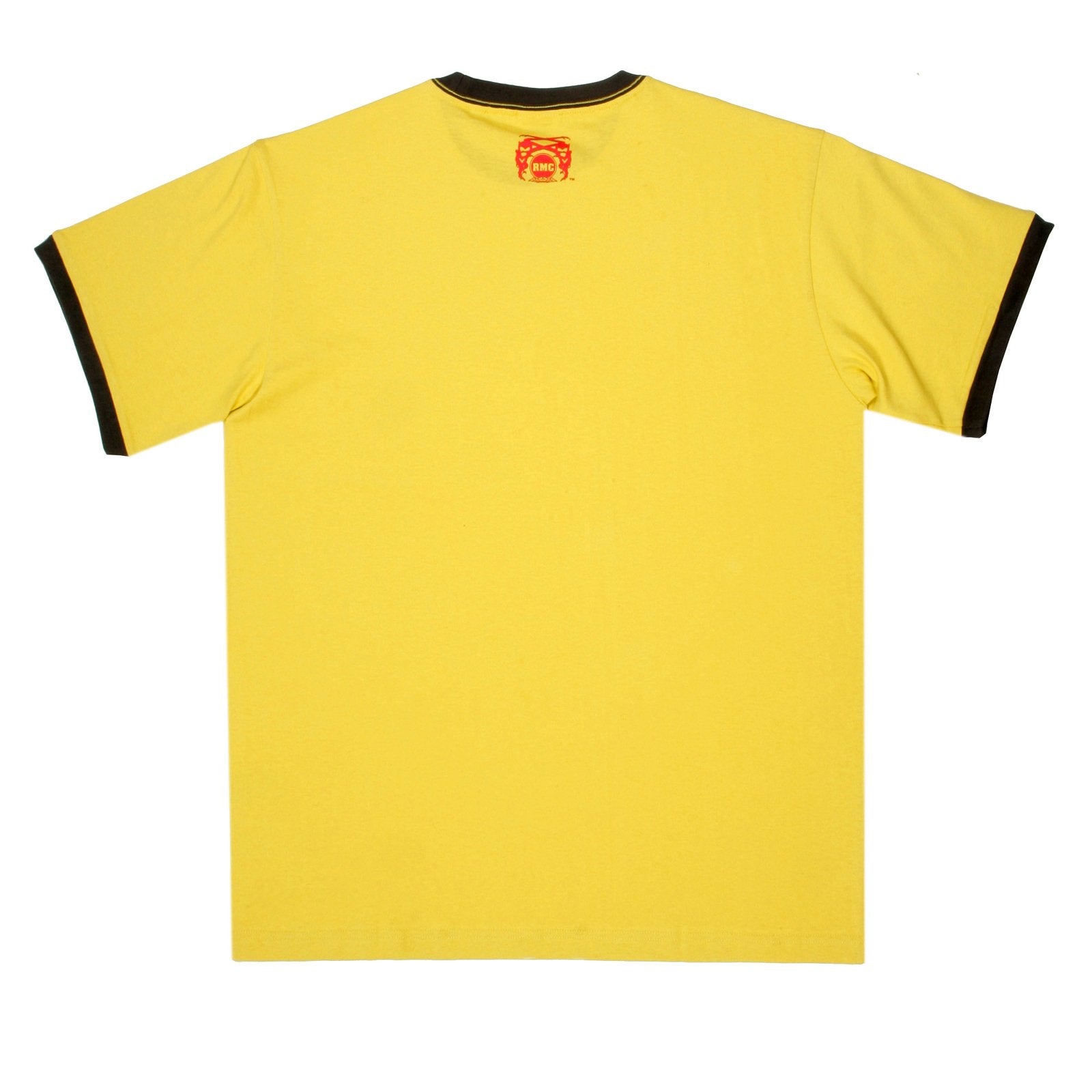 RMC JEANS SUPERMAN PRINTED REGULAR FIT CREWNECK SHORT SLEEVED YELLOW T SHIRT FOR MEN REDM6373
