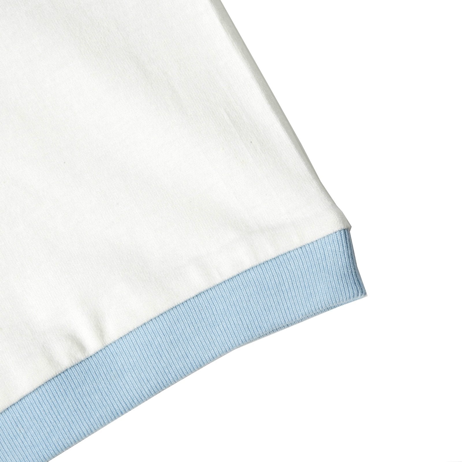 RMC JEANS WHITE REGULAR FIT SHORT SLEEVE CREW NECK T-SHIRT WITH SKY BLUE CUPID PRINT REDM6383