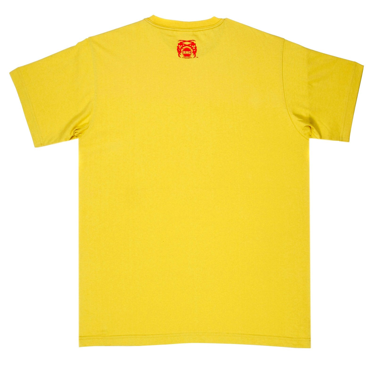 RMC JEANS YELLOW REGULAR FIT SHORT SLEEVE CREW NECK T-SHIRT WITH SHEHANA YOGAHAR FLOWER PRINT REDM6397