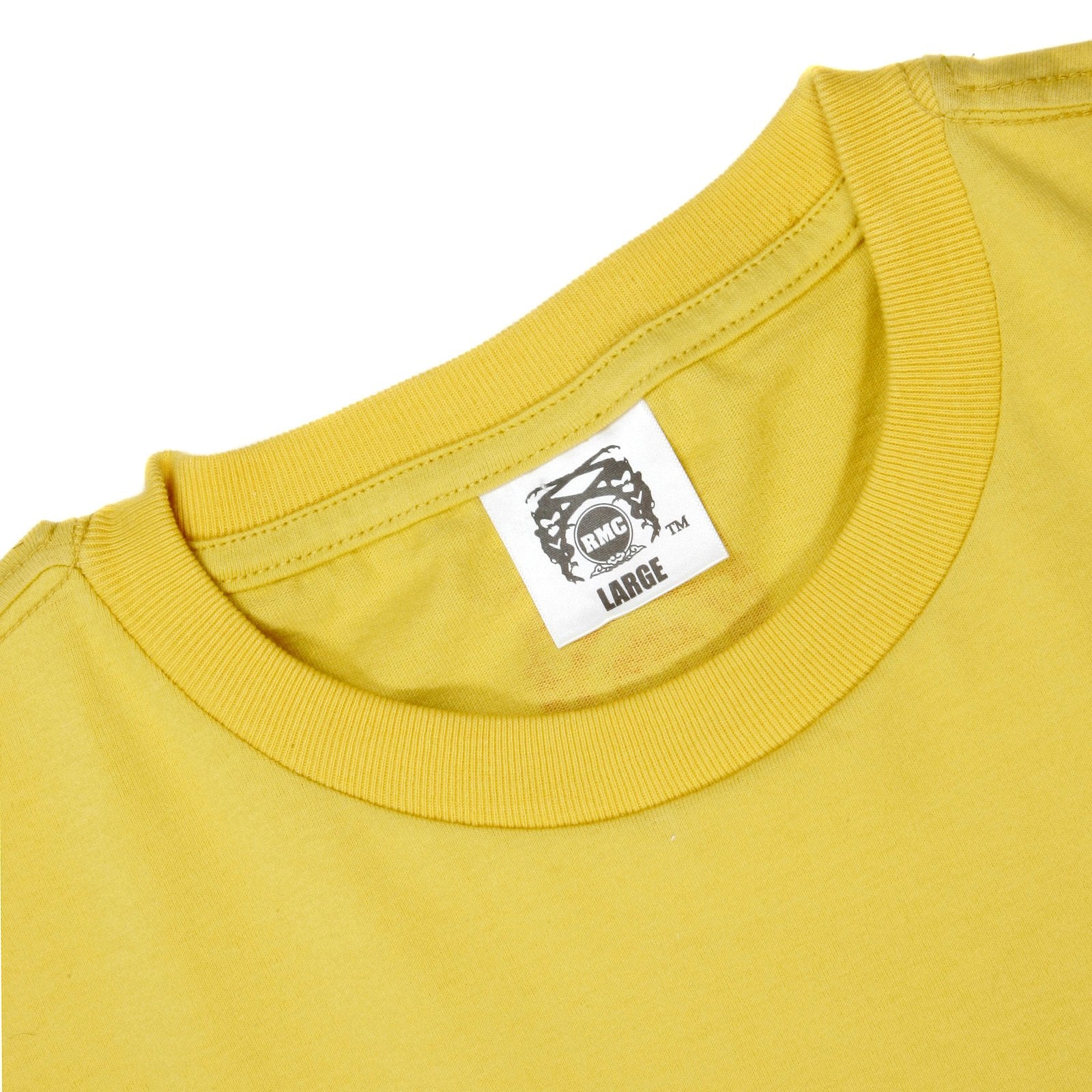RMC JEANS YELLOW REGULAR FIT SHORT SLEEVE CREW NECK T-SHIRT WITH SHEHANA YOGAHAR FLOWER PRINT REDM6397