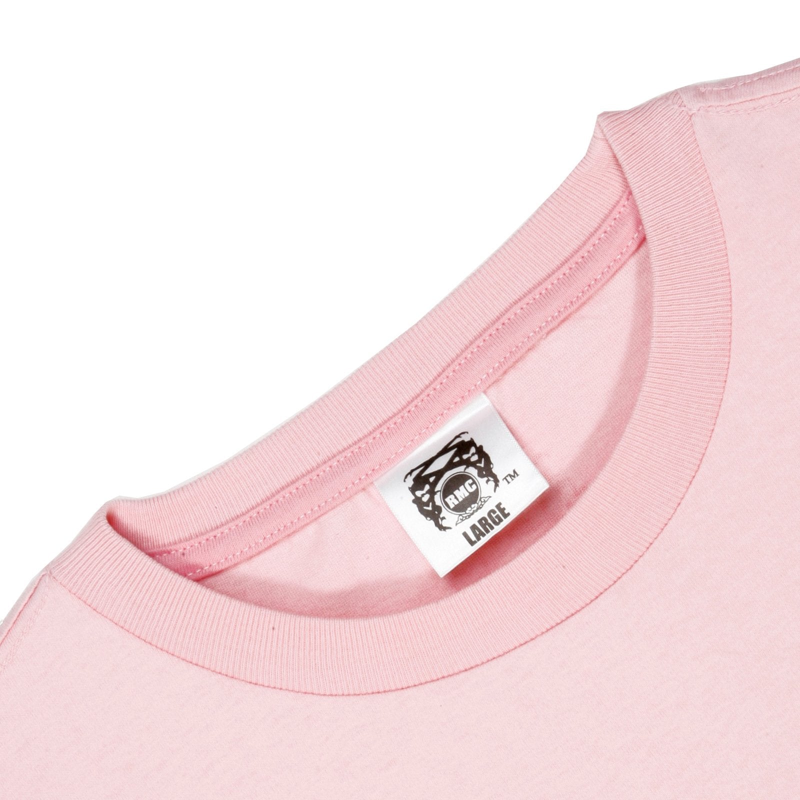 RMC JEANS PINK REGULAR FIT SHORT SLEEVE CREW NECK T-SHIRT FOR MEN WITH PRINTED MATSURI CARNIVAL REDM6407
