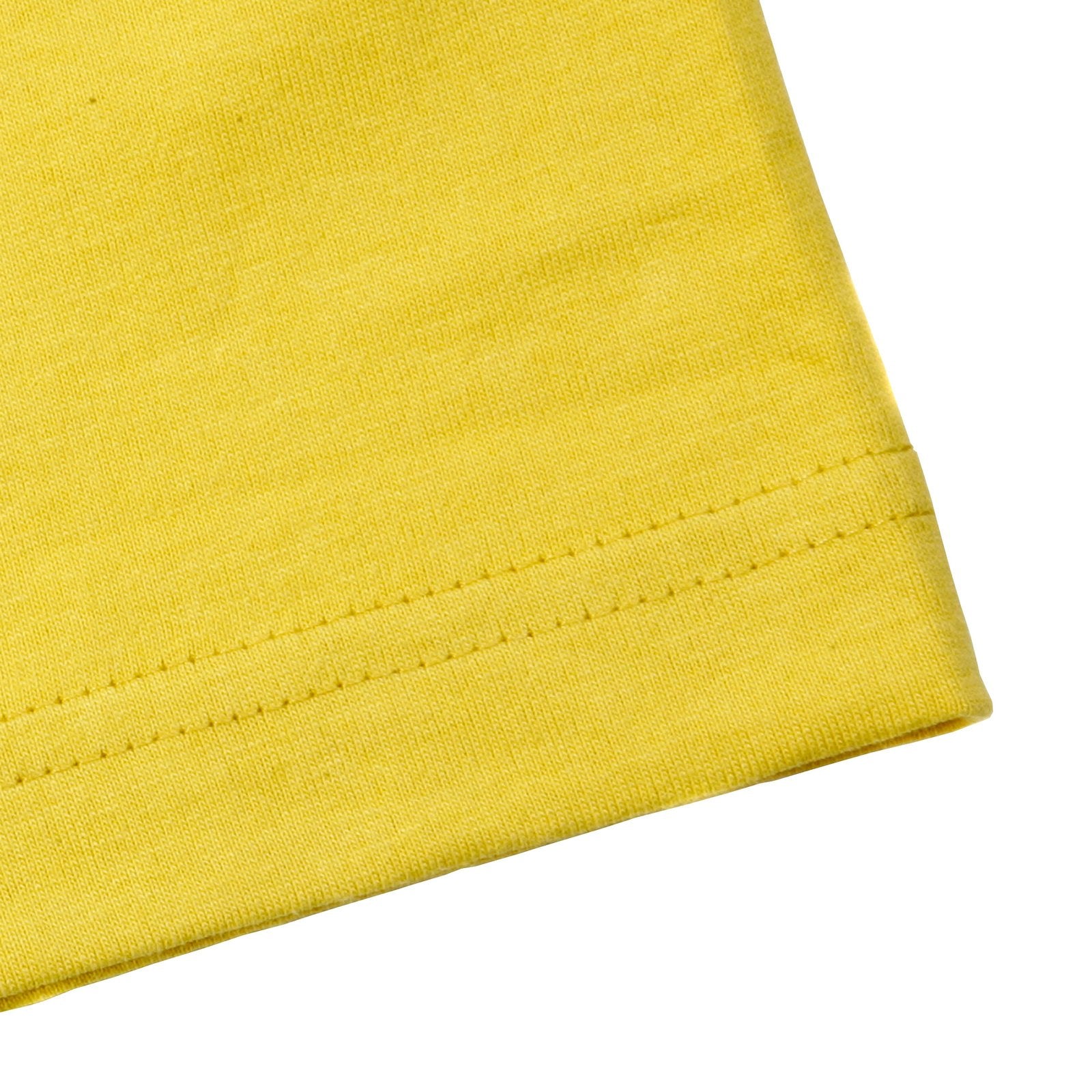 RMC JEANS YELLOW REGULAR FIT SHORT SLEEVE CREW NECK T-SHIRT FOR MEN WITH PRINTED KNIFEMEN REDM6415