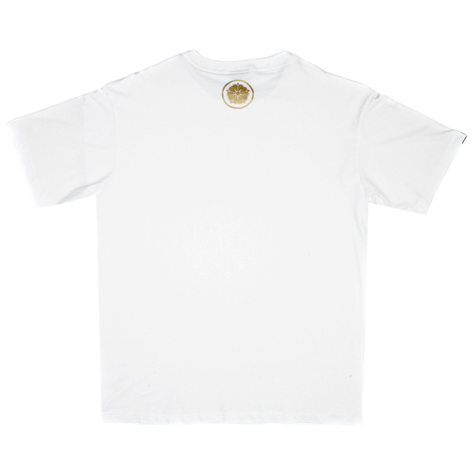YOROPIKO REGULAR FIT WHITE CREW NECK PRINTED LOGO SHORT SLEEVE T-SHIRT YORO3485