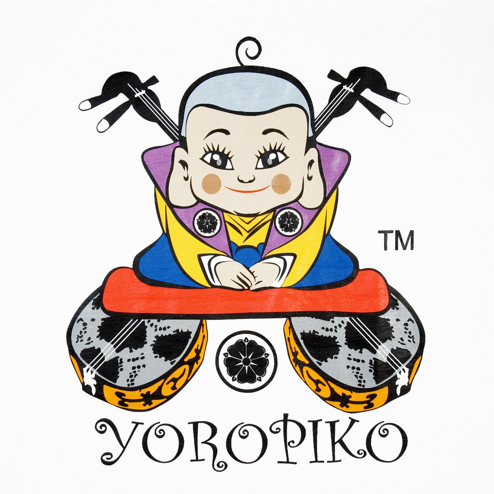 YOROPIKO REGULAR FIT WHITE CREW NECK PRINTED LOGO SHORT SLEEVE T-SHIRT YORO3485