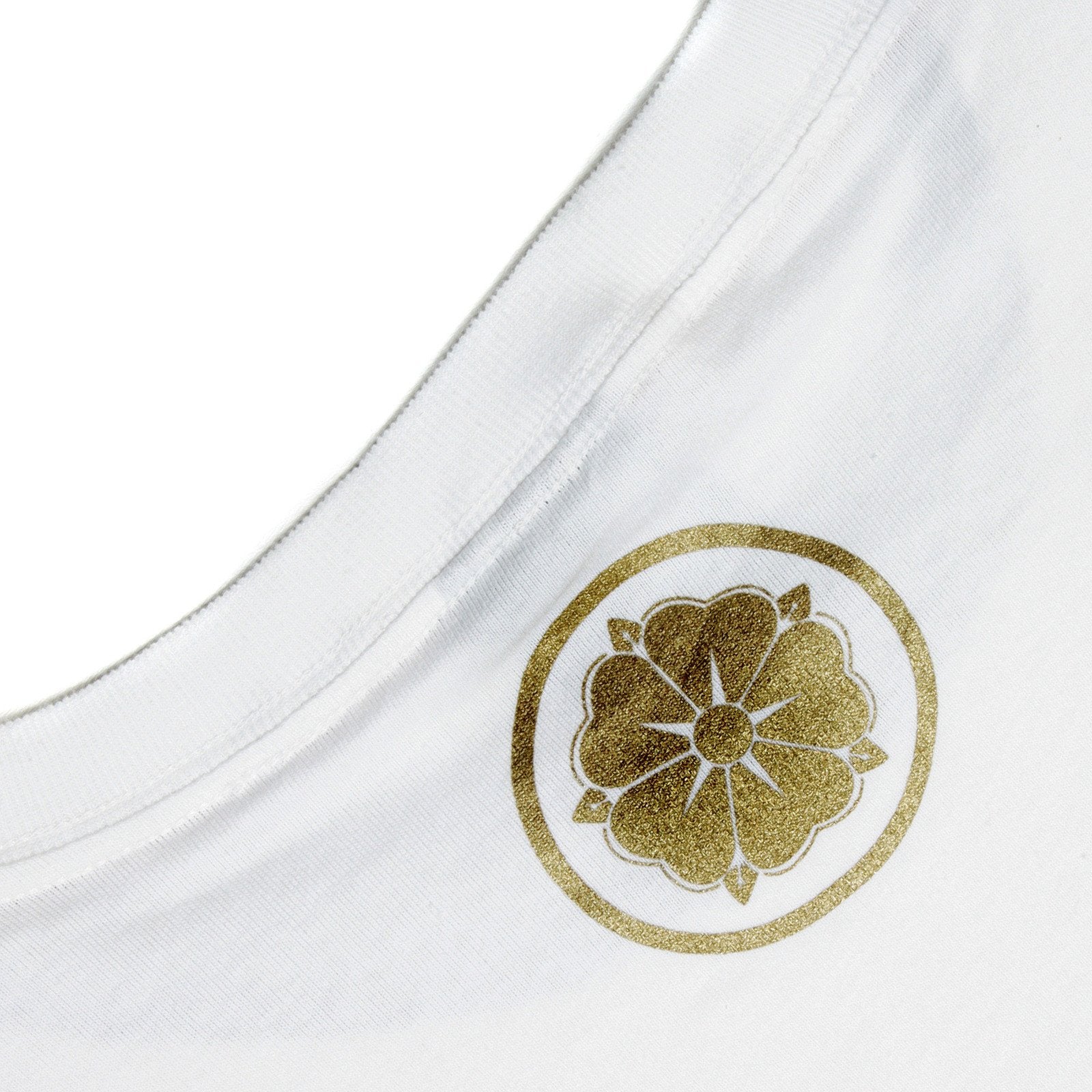 YOROPIKO REGULAR FIT WHITE CREW NECK PRINTED LOGO SHORT SLEEVE T-SHIRT YORO3485