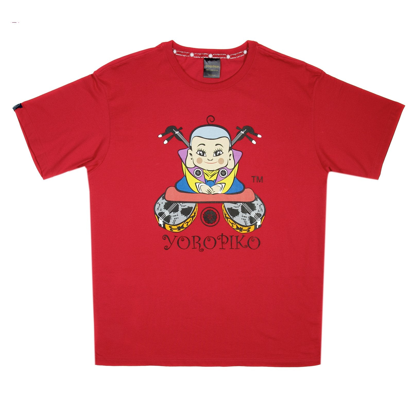 YOROPIKO REGULAR FIT CREW NECK T-SHIRT WITH SIGNATURE LOGO PRINT YORO3487