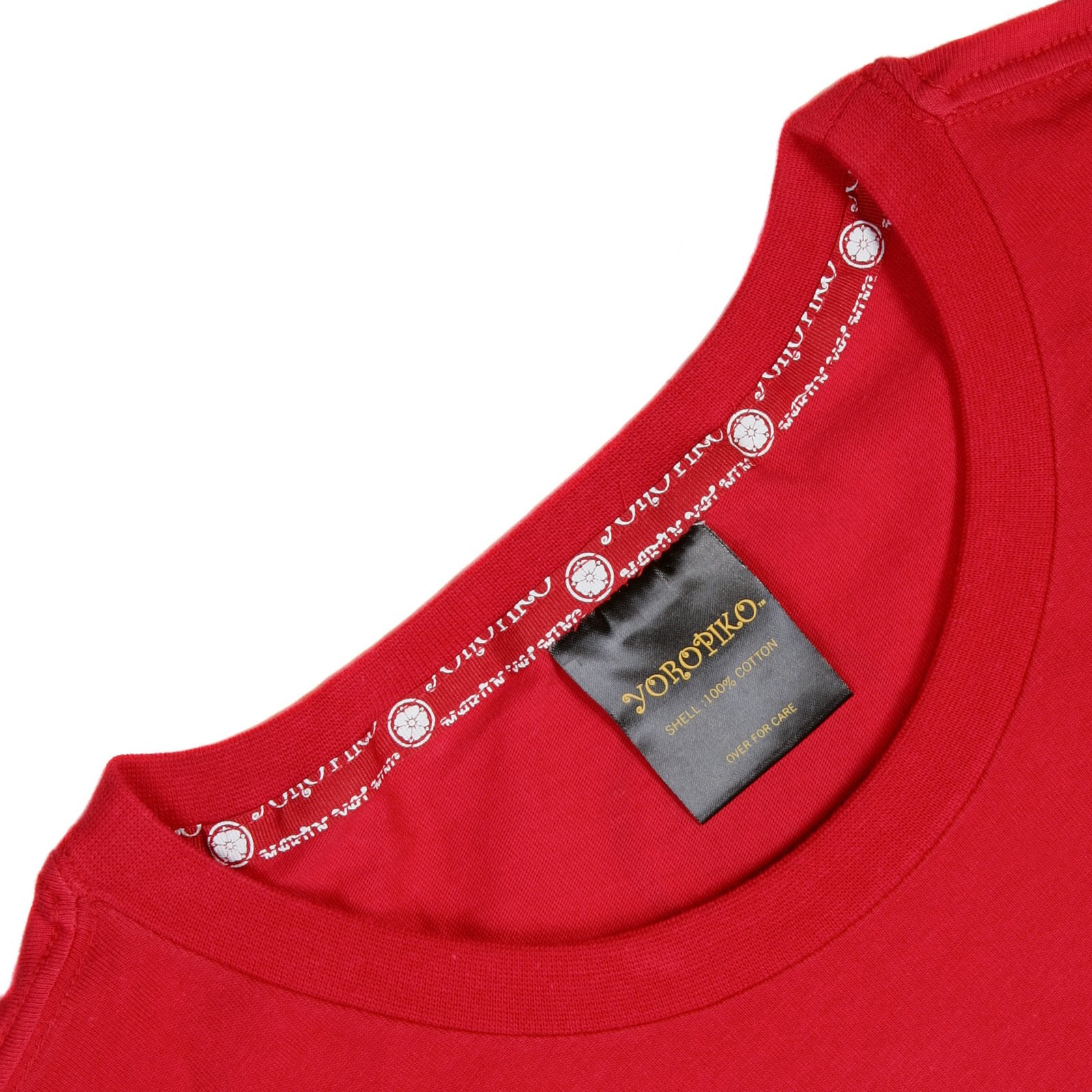 YOROPIKO REGULAR FIT CREW NECK T-SHIRT WITH SIGNATURE LOGO PRINT YORO3487