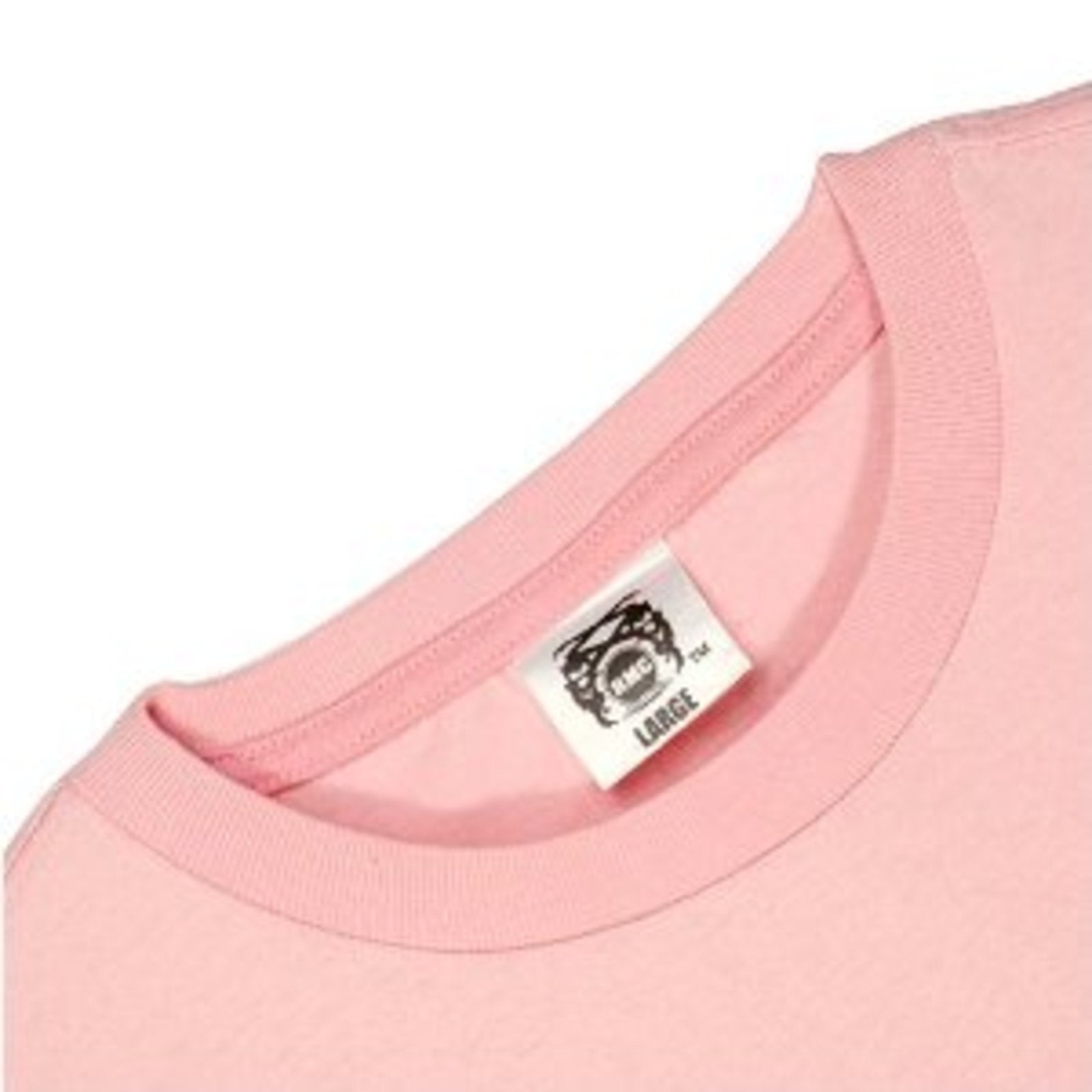 RMC JEANS PINK REGULAR FIT SHORT SLEEVE CREW NECK T-SHIRT WITH SUMO PRINT REDM6400