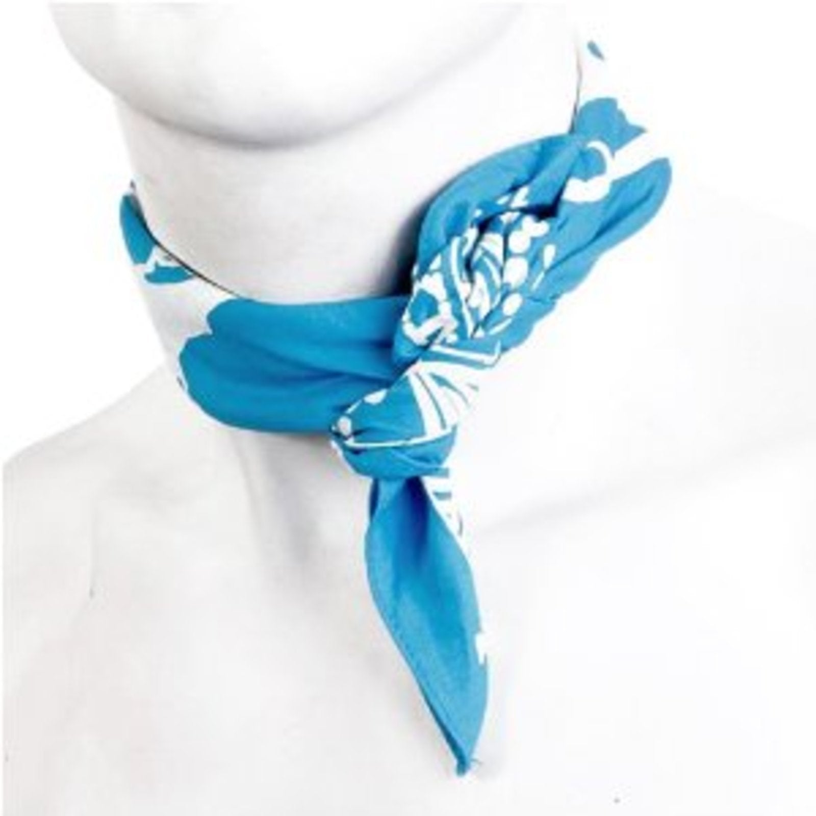 RMC JEANS 100% COTTON PRINTED SKY BLUE BANDANA FOR MEN RMC JEANS2931