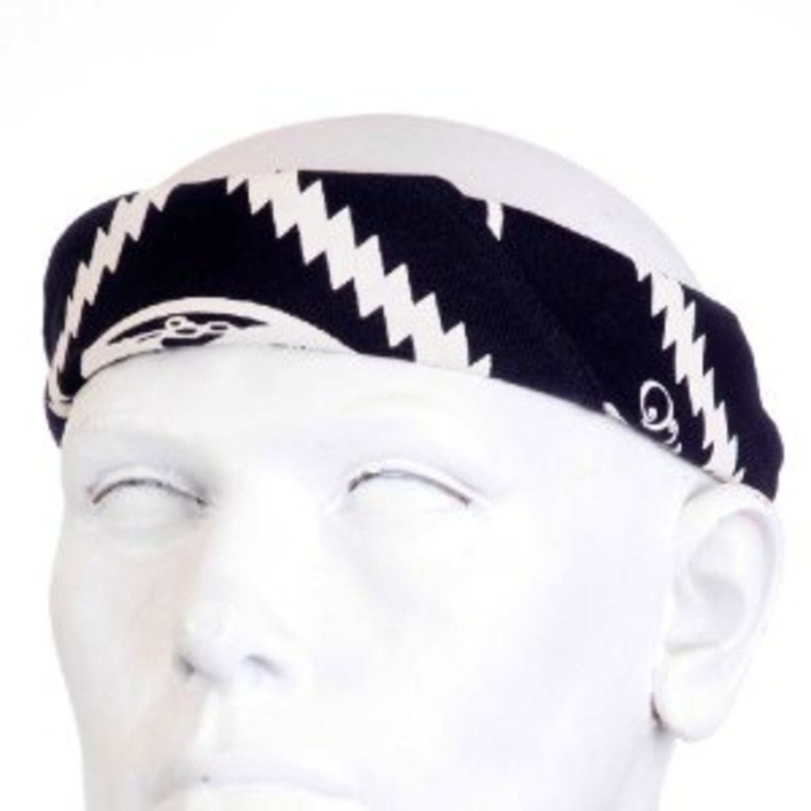 YOROPIKO 100% COTTON NAVY PRINTED BANDANA WITH FINISHED EDGES YORO2943
