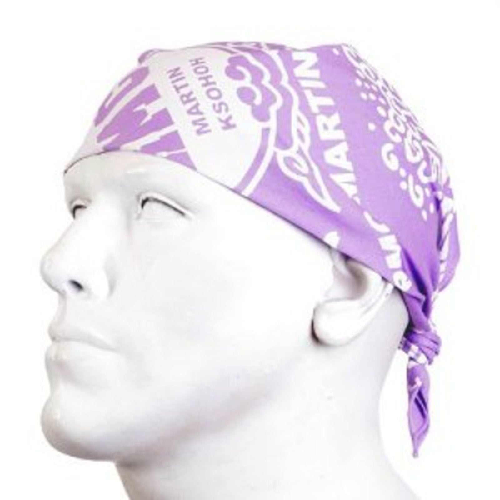 RMC JEANS 100% COTTON PRINTED LIGHT PURPLE BANDANA FOR MEN RMC JEANS2937