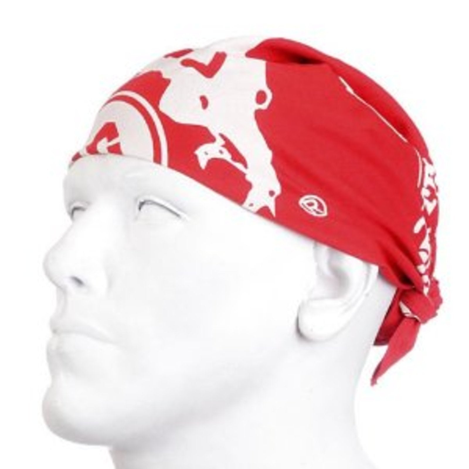 YOROPIKO COTTON LOGO PRINTED RED BANDANA SKU-YORO2949