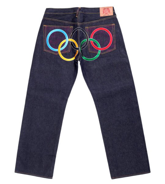 RMC MARTIN KSOHOH LIMITED EDITION 2008 BEIJING OLYMPICS SUPER EXCLUSIVE MCDONALDS RAW VINTAGE CUT JEANS REDM0133